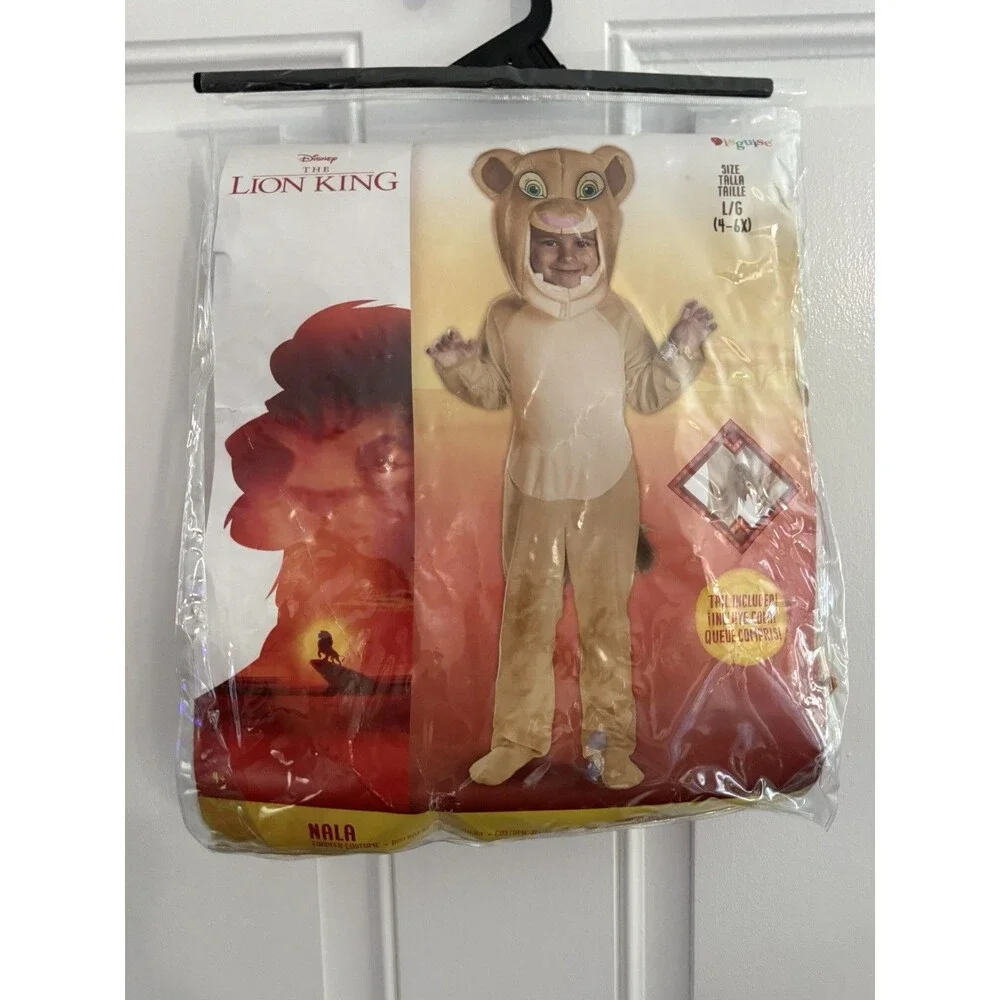 Disney Lion King Toddler Nala Classic Costume Kids Size 4-6 Years Large Toddler